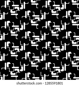 Halftone monochrome texture background. Abstract vintage black and white vector illustration Texture
