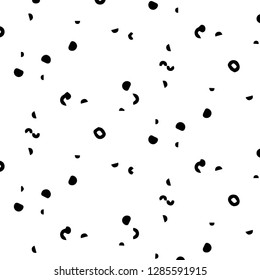 Halftone monochrome texture background. Abstract vintage black and white vector illustration Texture