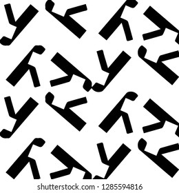 Halftone monochrome texture background. Abstract vintage black and white vector illustration Texture