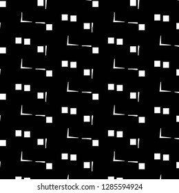 Halftone monochrome texture background. Abstract vintage black and white vector illustration Texture