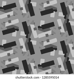 Halftone monochrome texture background. Abstract vintage black and white vector illustration Texture