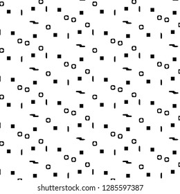 Halftone monochrome texture background. Abstract vintage black and white vector illustration Texture