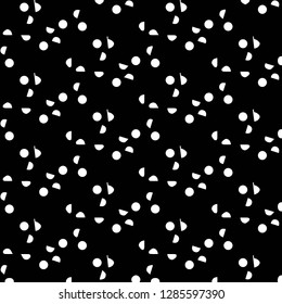 Halftone monochrome texture background. Abstract vintage black and white vector illustration Texture