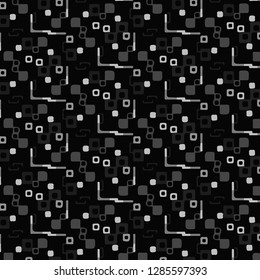 Halftone monochrome texture background. Abstract vintage black and white vector illustration Texture