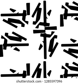 Halftone monochrome texture background. Abstract vintage black and white vector illustration Texture