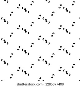 Halftone monochrome texture background. Abstract vintage black and white vector illustration Texture
