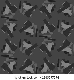 Halftone monochrome texture background. Abstract vintage black and white vector illustration Texture