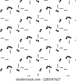 Halftone monochrome texture background. Abstract vintage black and white vector illustration Texture