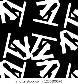 Halftone monochrome texture background. Abstract vintage black and white vector illustration Texture