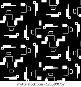 Halftone monochrome texture background. Abstract vintage black and white vector illustration Texture