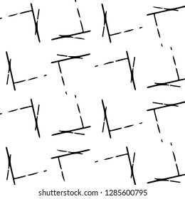 Halftone monochrome texture background. Abstract vintage black and white vector illustration Texture