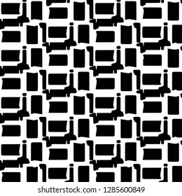 Halftone monochrome texture background. Abstract vintage black and white vector illustration Texture