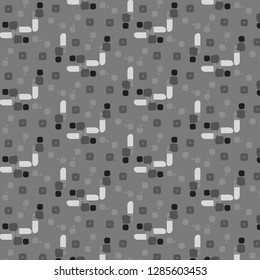 Halftone monochrome texture background. Abstract vintage black and white vector illustration Texture