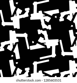 Halftone monochrome texture background. Abstract vintage black and white vector illustration Texture