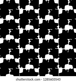 Halftone monochrome texture background. Abstract vintage black and white vector illustration Texture
