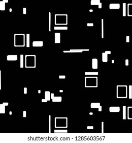 Halftone monochrome texture background. Abstract vintage black and white vector illustration Texture