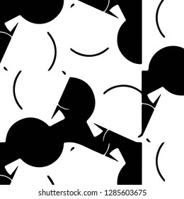 Halftone monochrome texture background. Abstract vintage black and white vector illustration Texture