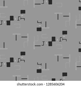 Halftone monochrome texture background. Abstract vintage black and white vector illustration Texture