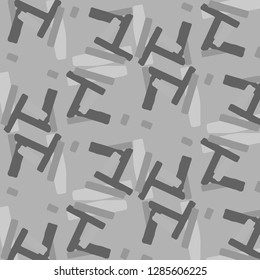 Halftone monochrome texture background. Abstract vintage black and white vector illustration Texture