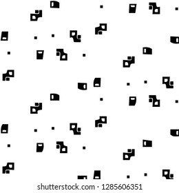 Halftone monochrome texture background. Abstract vintage black and white vector illustration Texture