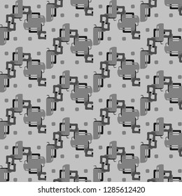 Halftone monochrome texture background. Abstract vintage black and white vector illustration Texture