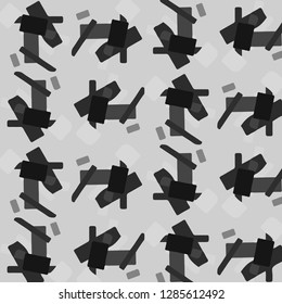 Halftone monochrome texture background. Abstract vintage black and white vector illustration Texture