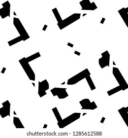 Halftone monochrome texture background. Abstract vintage black and white vector illustration Texture