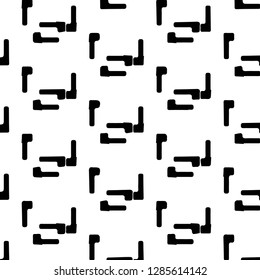 Halftone monochrome texture background. Abstract vintage black and white vector illustration Texture
