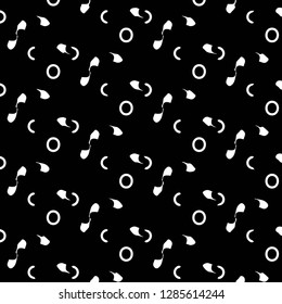 Halftone monochrome texture background. Abstract vintage black and white vector illustration Texture