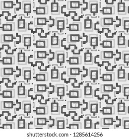 Halftone monochrome texture background. Abstract vintage black and white vector illustration Texture