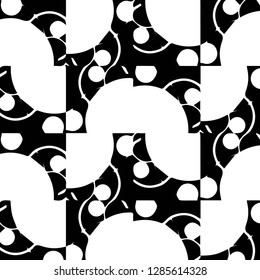 Halftone monochrome texture background. Abstract vintage black and white vector illustration Texture