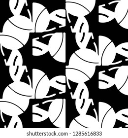 Halftone monochrome texture background. Abstract vintage black and white vector illustration Texture