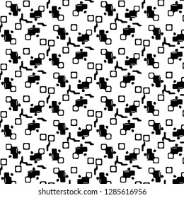 Halftone monochrome texture background. Abstract vintage black and white vector illustration Texture