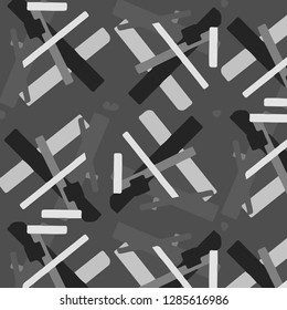 Halftone monochrome texture background. Abstract vintage black and white vector illustration Texture