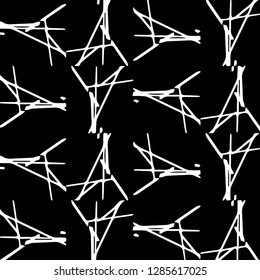 Halftone monochrome texture background. Abstract vintage black and white vector illustration Texture