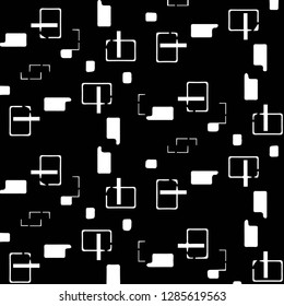 Halftone monochrome texture background. Abstract vintage black and white vector illustration Texture
