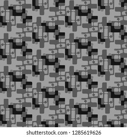 Halftone monochrome texture background. Abstract vintage black and white vector illustration Texture
