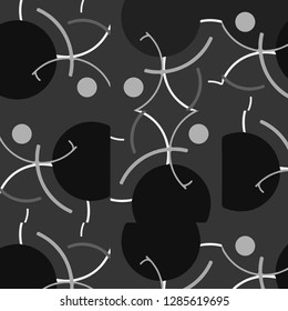 Halftone monochrome texture background. Abstract vintage black and white vector illustration Texture

