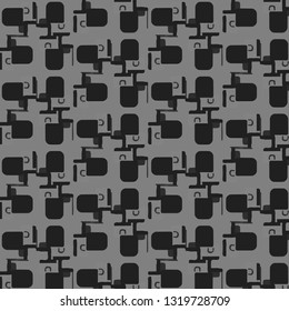 Halftone monochrome texture background. Abstract vintage black and white vector illustration Texture