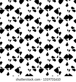 Halftone monochrome texture background. Abstract vintage black and white vector illustration Texture