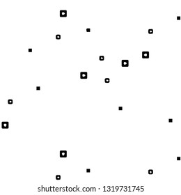 Halftone monochrome texture background. Abstract vintage black and white vector illustration Texture
