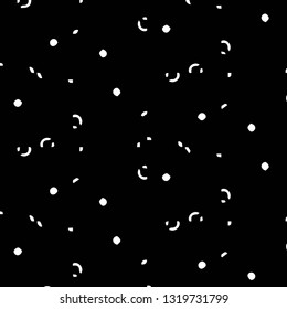 Halftone monochrome texture background. Abstract vintage black and white vector illustration Texture