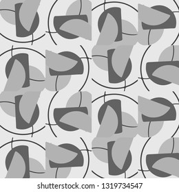 Halftone monochrome texture background. Abstract vintage black and white vector illustration Texture