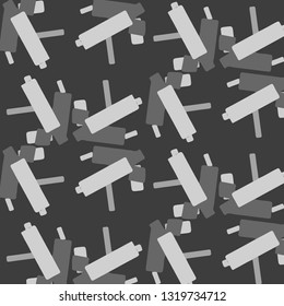 Halftone monochrome texture background. Abstract vintage black and white vector illustration Texture