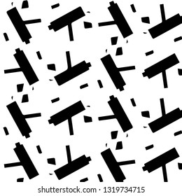 Halftone monochrome texture background. Abstract vintage black and white vector illustration Texture