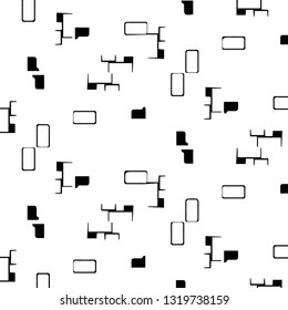 Halftone monochrome texture background. Abstract vintage black and white vector illustration Texture