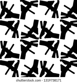 Halftone monochrome texture background. Abstract vintage black and white vector illustration Texture