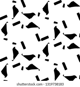 Halftone monochrome texture background. Abstract vintage black and white vector illustration Texture