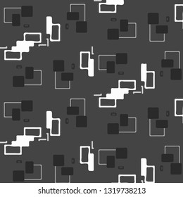 Halftone monochrome texture background. Abstract vintage black and white vector illustration Texture