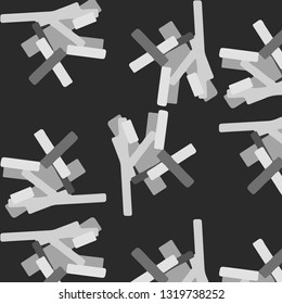 Halftone monochrome texture background. Abstract vintage black and white vector illustration Texture